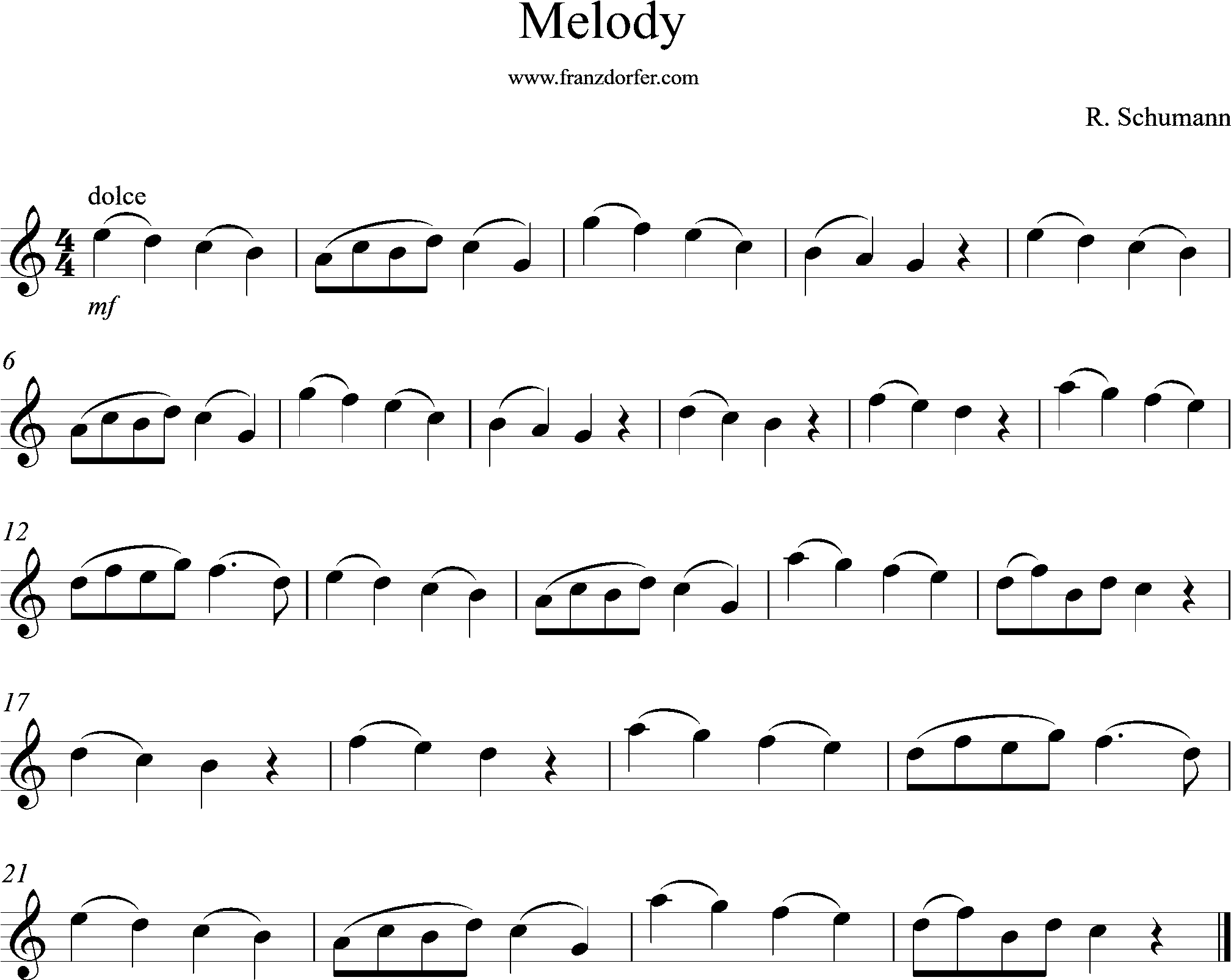 melody-Album for the young